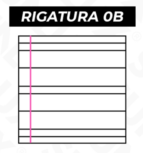 Ricambi rinforzati A4 rig.0B 80g confezione da 40 fogli