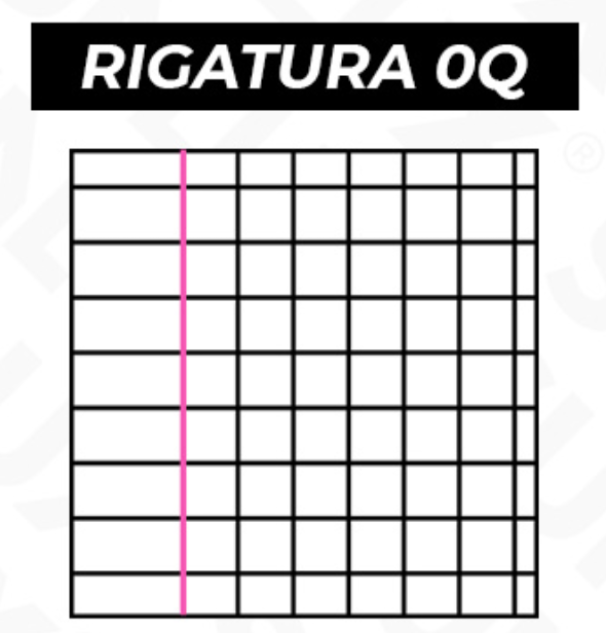 Ricambi rinforzati A4 rig.0Q 80g confezione da 40 fogli