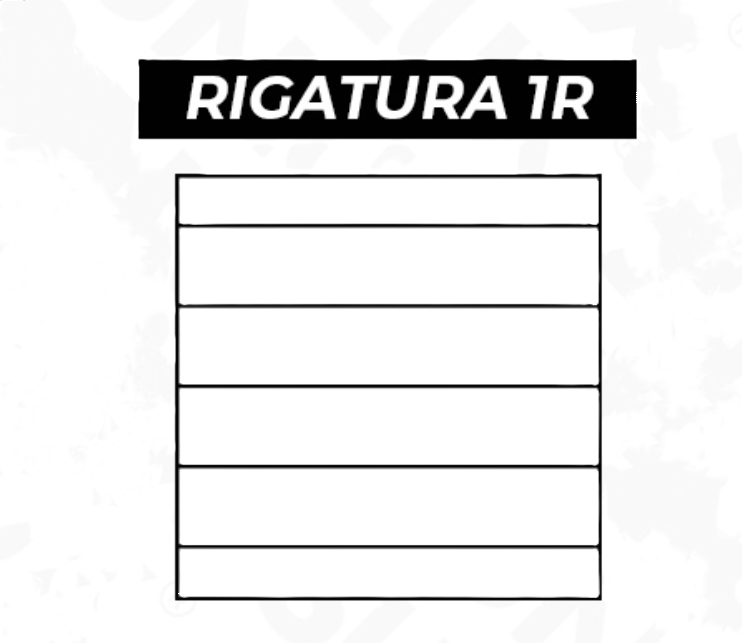 Ricambi rinforzati A4 rig.1R 80g confezione da 40 fogli