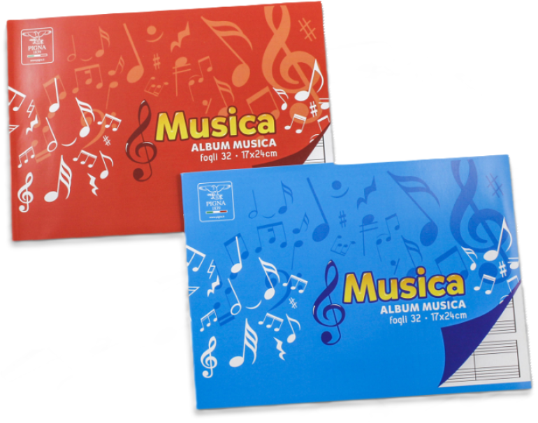 Album musica Pigna 17x24cm 32ff confezione da 10