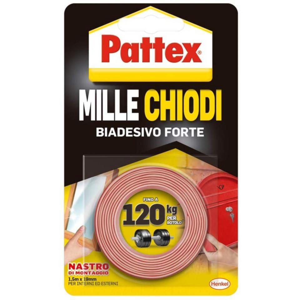 Nastro biadesivo Pattex mille chiodi 120kg