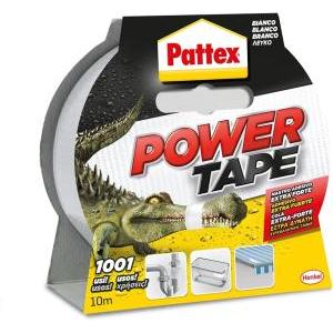 Nastro adesivo pattex power tape bianco 10m