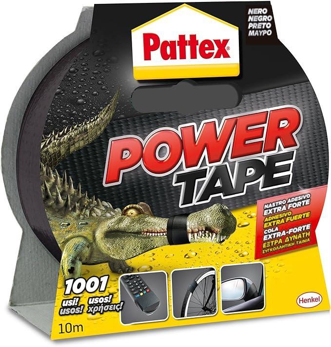 Nastro adesivo Pattex power tape nero 10m