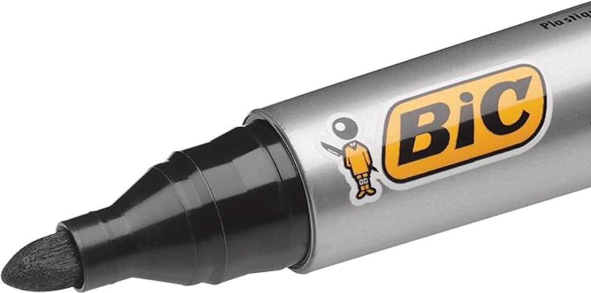 Pennarello Bic Marking 2000 nero punta tonda 1.7mm confezione da 12