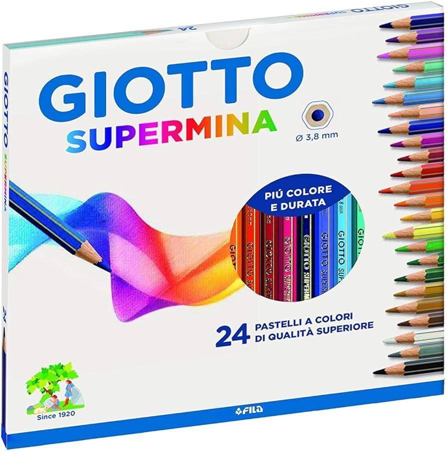 Pastelli Giotto supermina confezione da 24