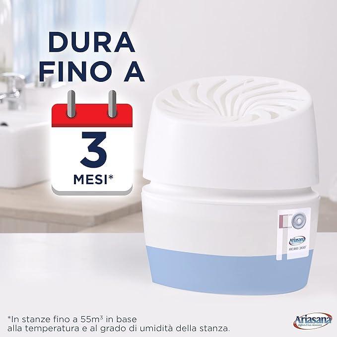 Kit bagno aero 360 Ariasana e ricarica inodore 450g