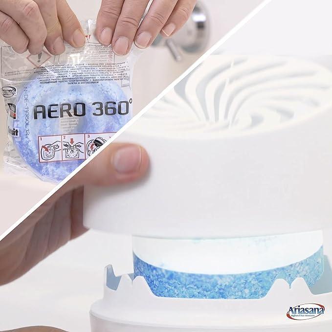 Kit bagno aero 360 Ariasana e ricarica inodore 450g