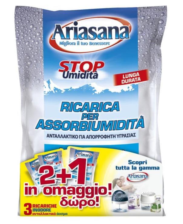 Ricariche assorbiumiditu00e0 Ariasana inodore confezione da 3