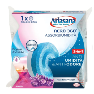 Ricarica assorbiumidità ariasana aero 360° lavanda 450g