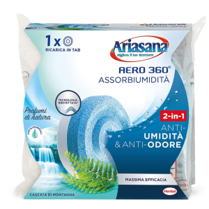 Ricarica assorbiumidità ariasana aero 360° cascata di montagna 450g