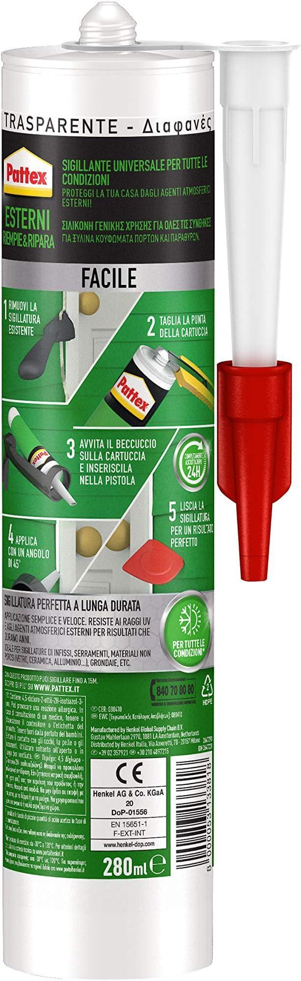 Colla sigillante Pattex esterni 280ml