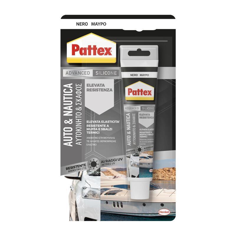 Silicone Pattex auto e nautica nero 50ml