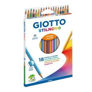 Pastelli giotto stilnovo confezione da 18