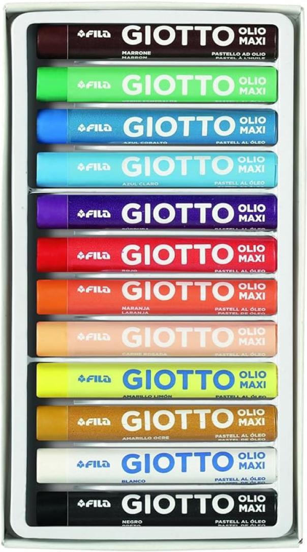 Pastelli ad olio Giotto maxi confezione da 12