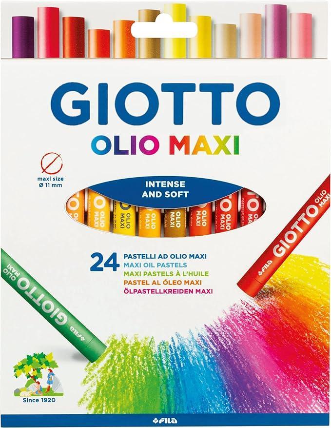 Pastelli ad olio Giotto maxi confezione da 24