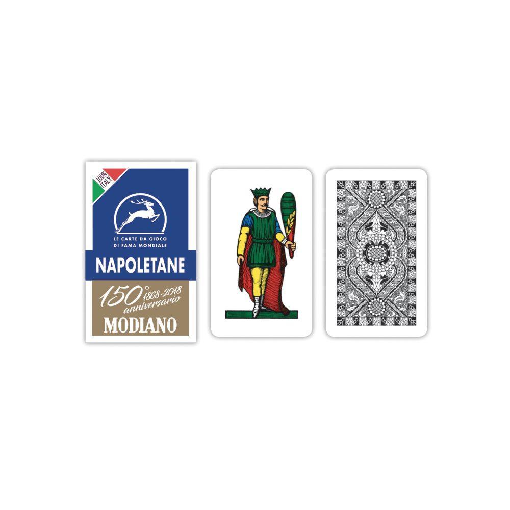 Carte da gioco Modiano napoletane blu