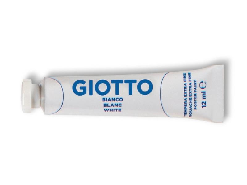 Tempera Giotto bianco 12ml confezione da 6