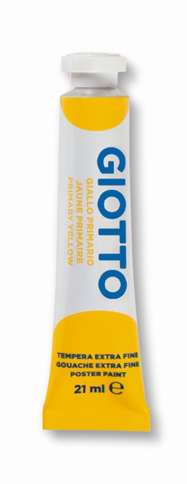 Tempera Giotto giallo primario 12ml confezione da 6