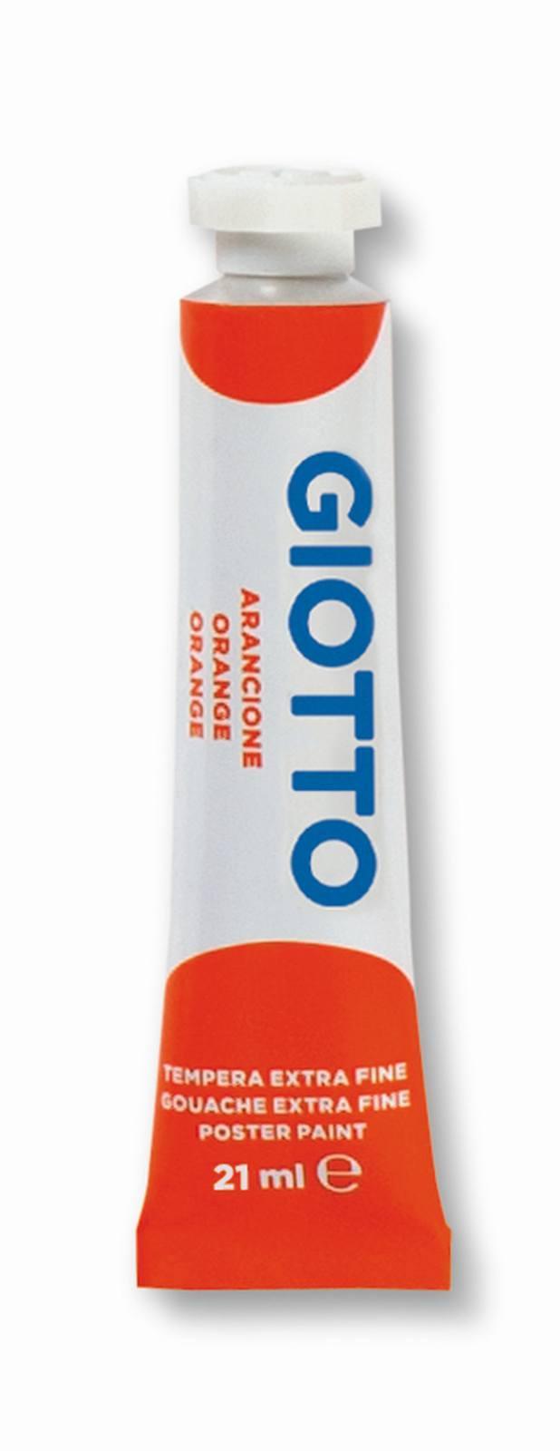 Tempera Giotto arancione 12ml confezione da 6