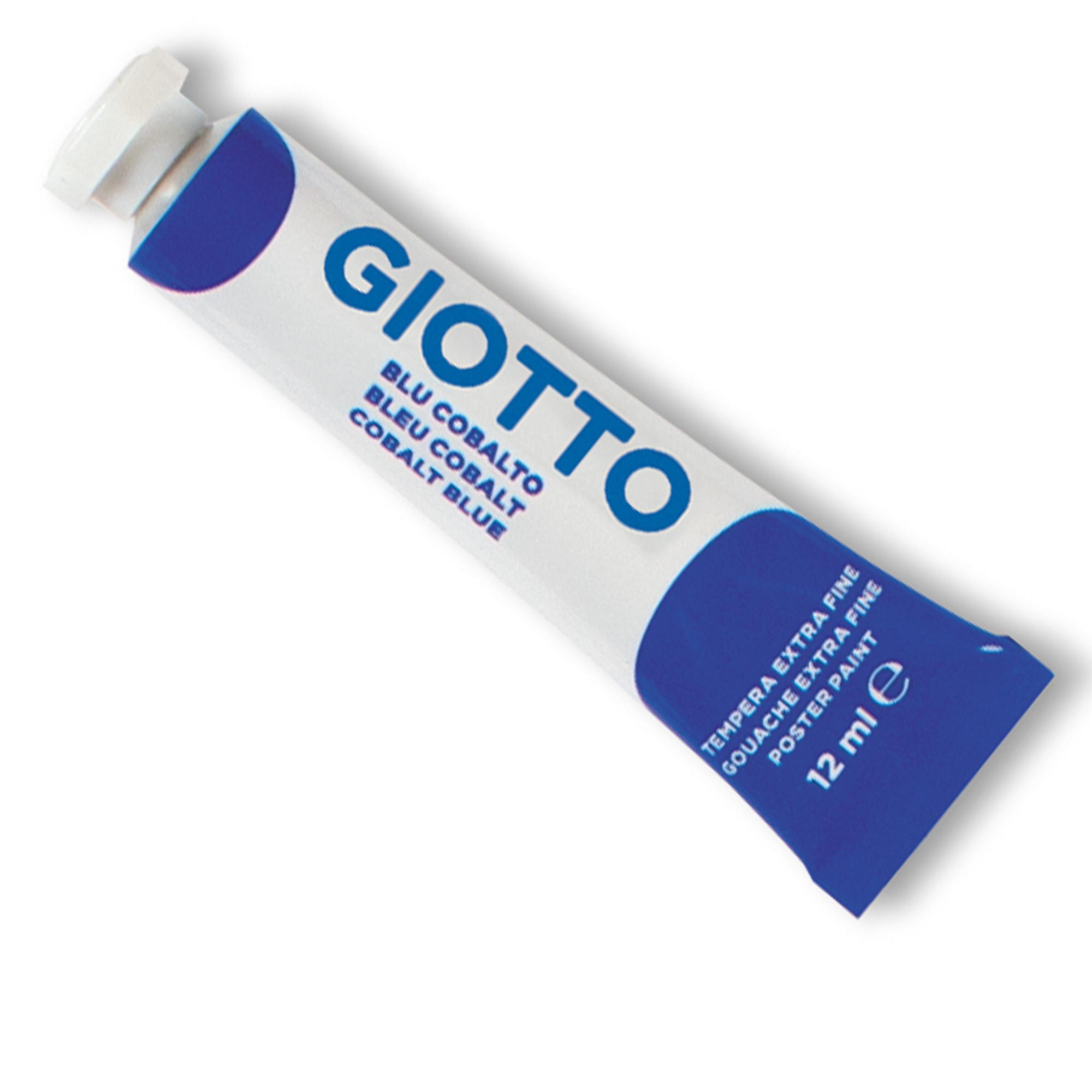 Tempera Giotto blu cobalto tubo 12ml confezione da 6