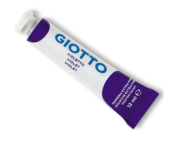 Tempera Giotto viola tubo 12ml confezione da 6