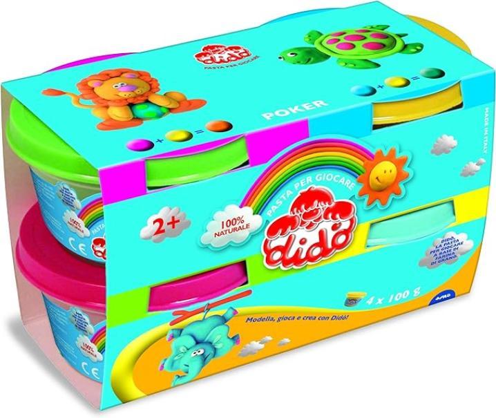 Plastilina Dido poker confezione da 4