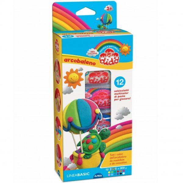 Plastilina Dido arcobaleno confezione da 12