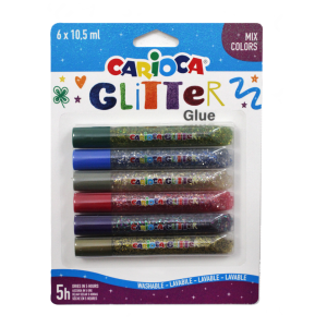 Colla  glitter mix color 10.5ml confezione da 6