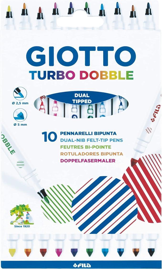 Pennarelli Giotto turbo dobble confezione da 10