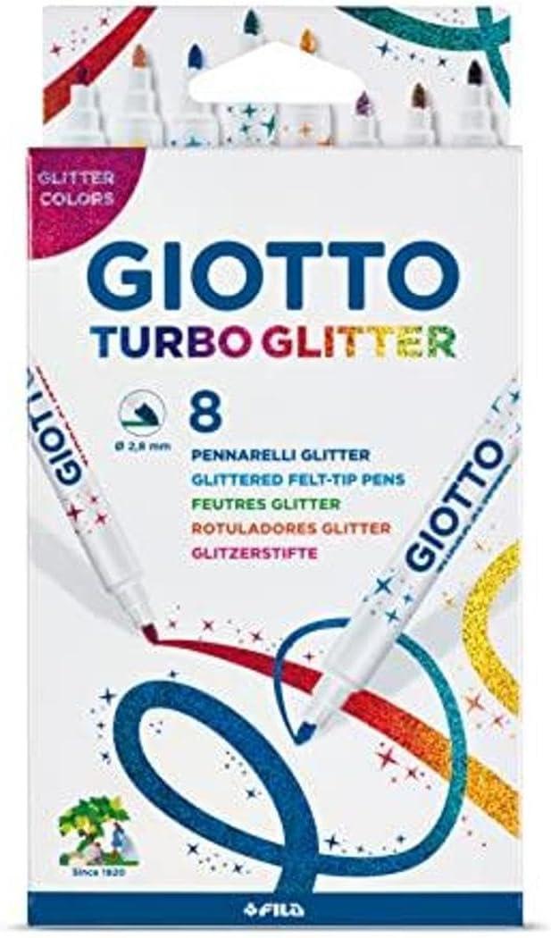 Pennarelli Giotto Turbo Glitter confezione da 8