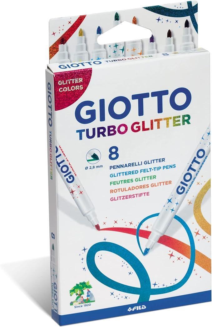 Pennarelli Giotto Turbo Glitter confezione da 8