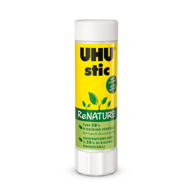 Colla stick Uhu renature 40gr confezione da 12