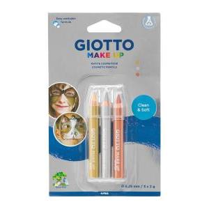 Matite cosmetiche giotto make up metal confezione da 3