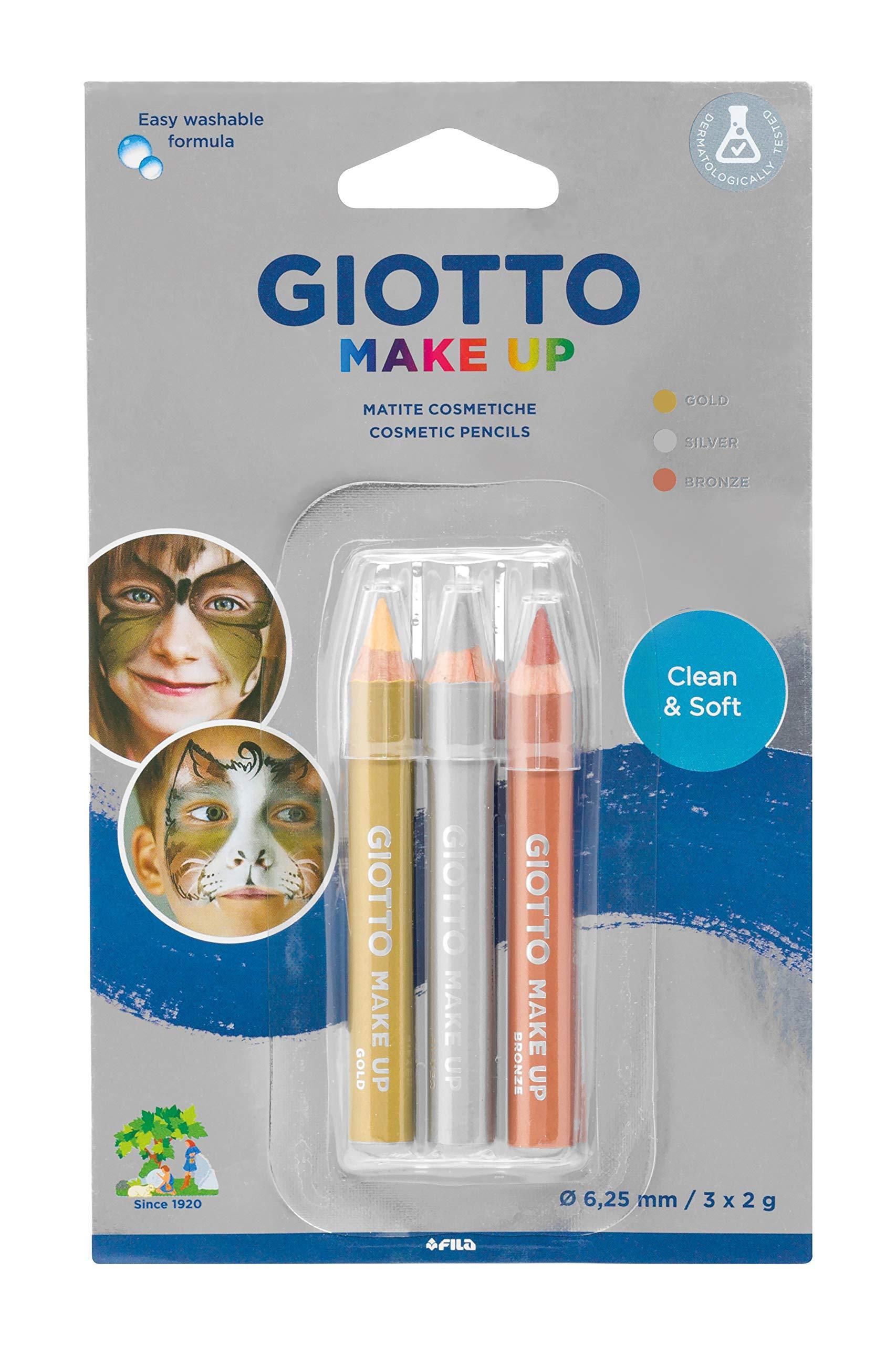 Matite cosmetiche Giotto make up metal confezione da 3