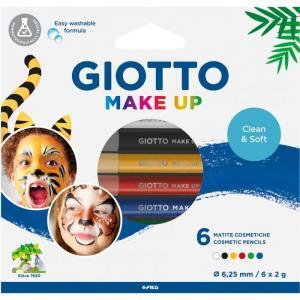 Matite cosmetiche giotto make up colori classici confezione da 6