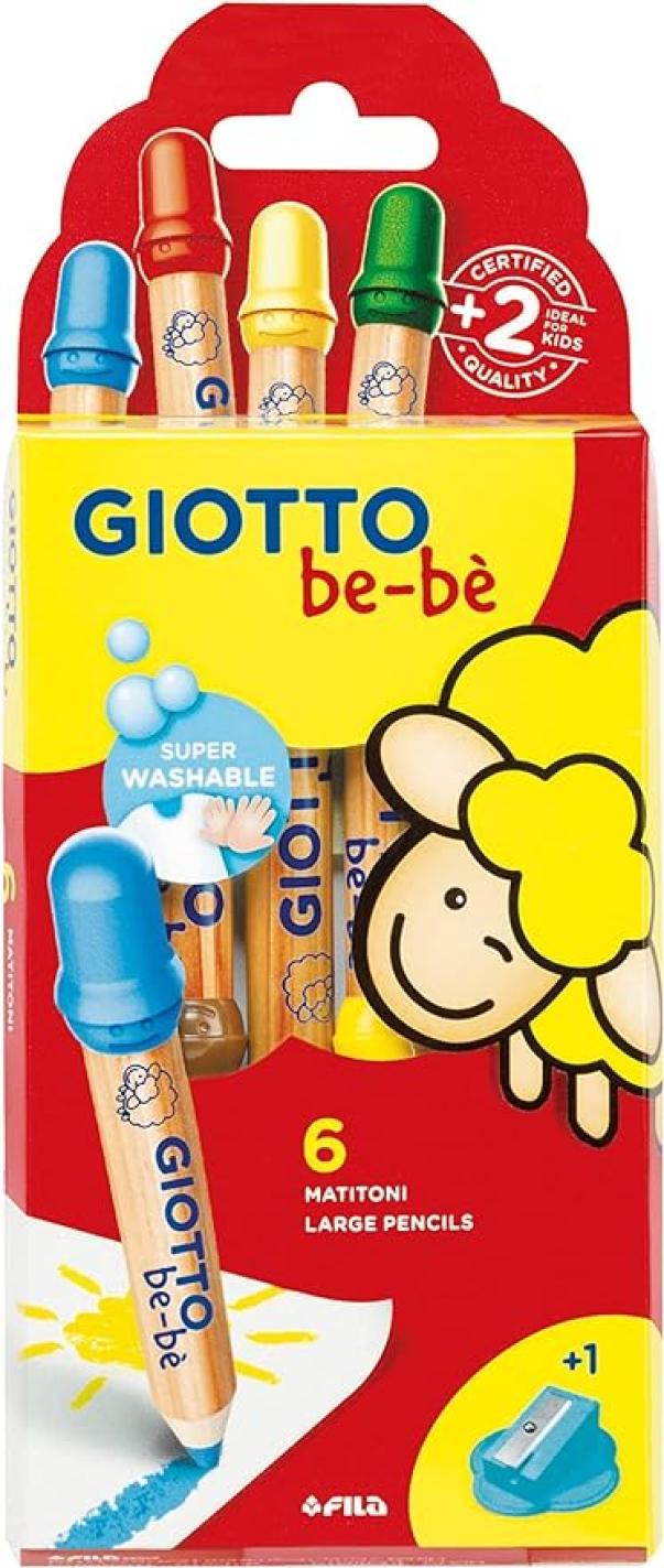 Matitoni pastello Giotto bebu00e8 confezione da 6