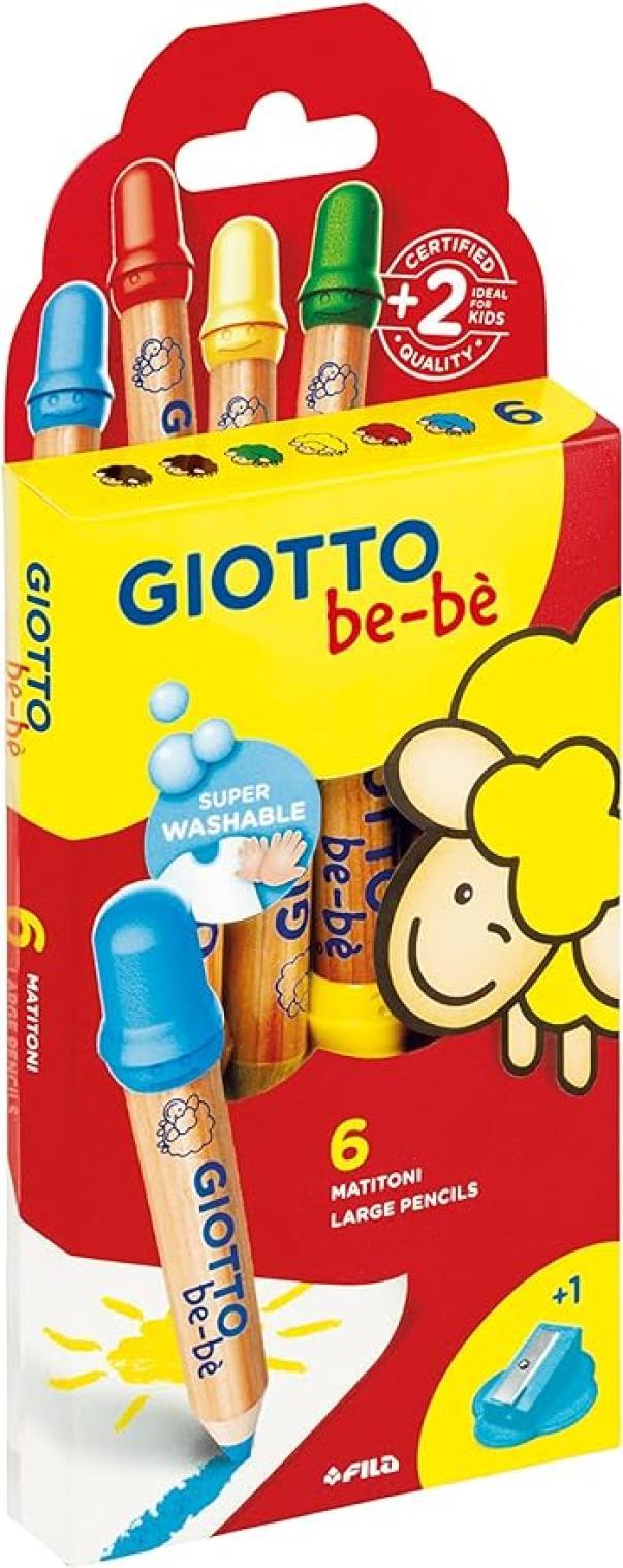 Matitoni pastello Giotto bebu00e8 confezione da 6