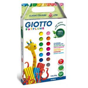 Plastilina giotto patplume confezione da 18