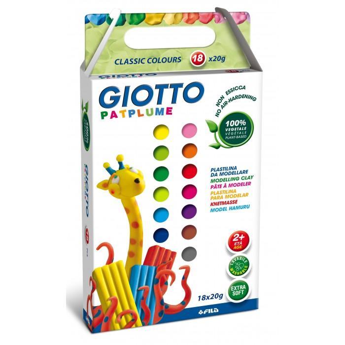 Plastilina Giotto patplume confezione da 18