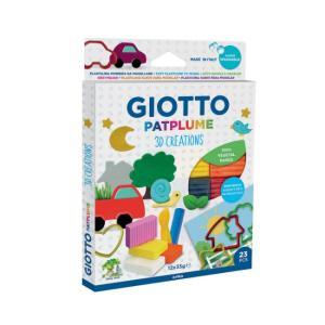 Plastilina giotto dido patplume 3d confezione da 23 pezzi