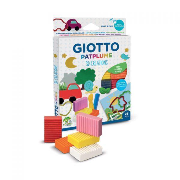 Plastilina Giotto dido patplume 3D confezione da 23 pezzi