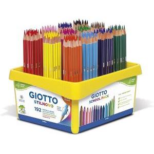 Pastelli giotto stilnovo schoolpack da 192