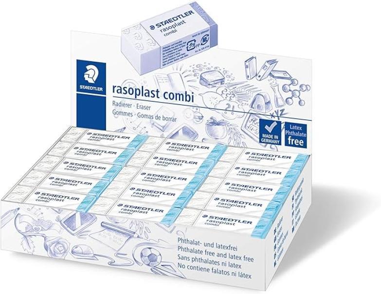 Gomma Staedtler Rasoplast Combi confezione da 30