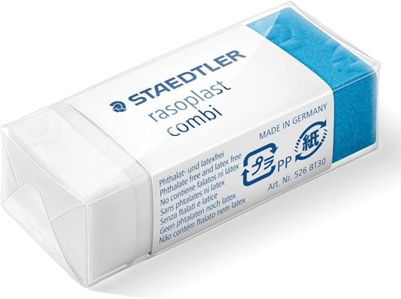 Gomma Staedtler Rasoplast Combi confezione da 30