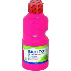 Tempera giotto fluo rosa flacone da 250ml