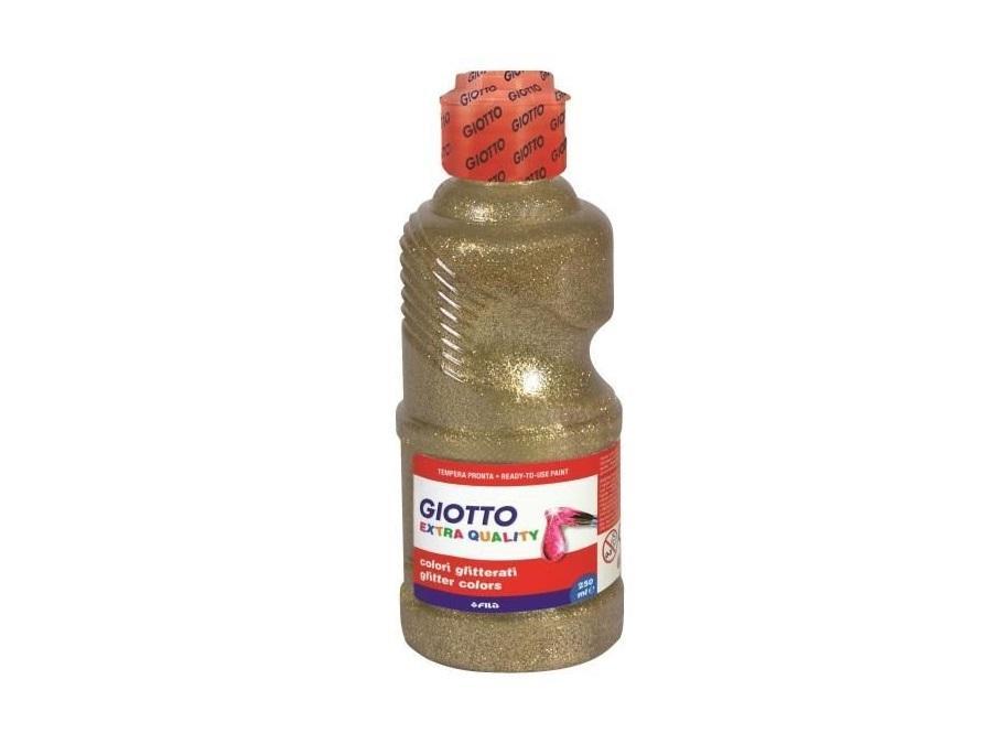 Tempera Giotto extra quality glitter oro 250ml