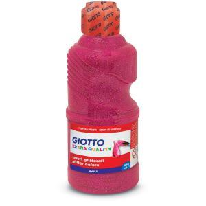 Tempera giotto glitter paint magenta flacone da 250ml