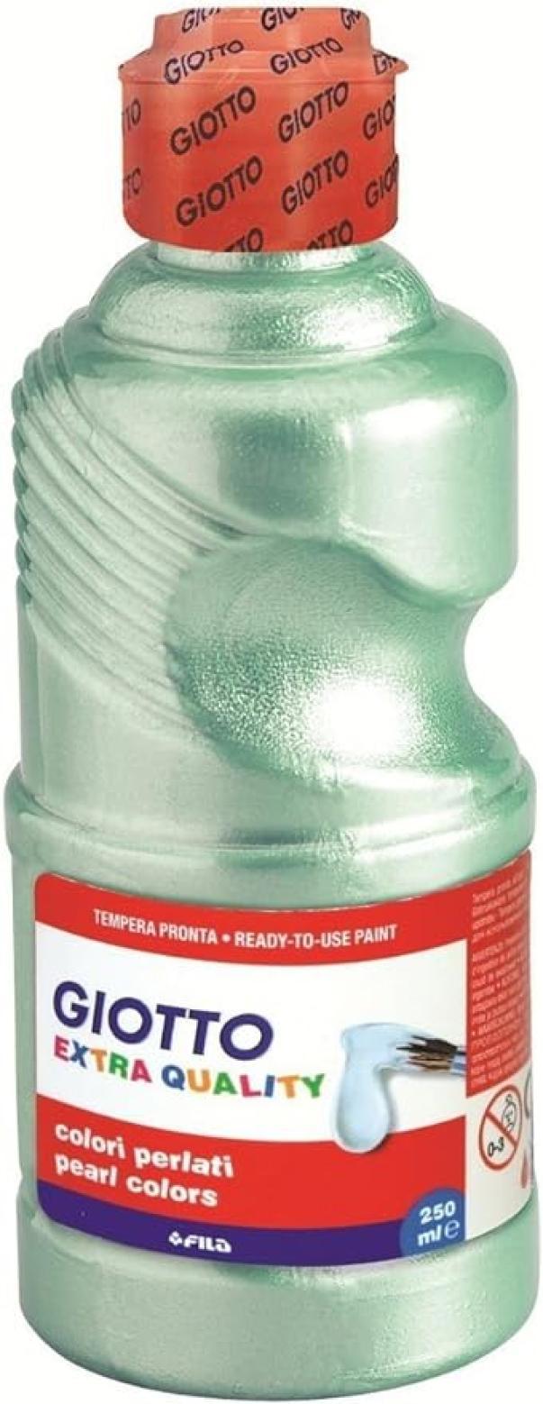 Tempera Giotto pearl verde flacone da 250ml