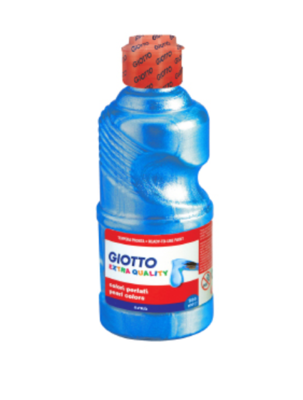 Tempera Giotto pearl blu flacone da 250ml