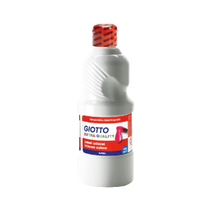 Tempera giotto paint bianco flacone da 500ml